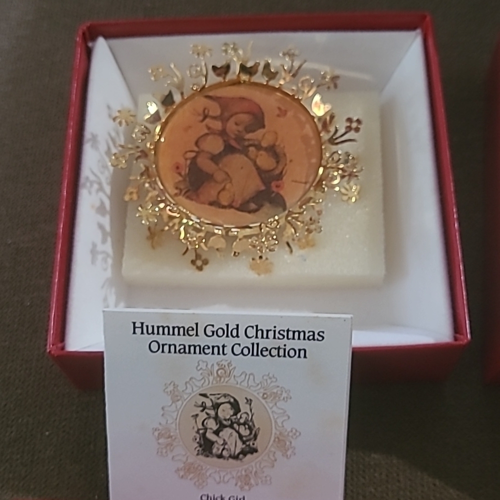 Hummel Gold Christmas Ormaments Collection Bundled - Picture 3 of 10